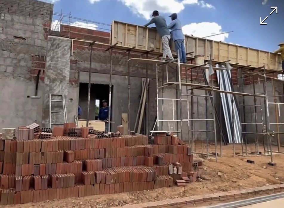 Prefeito de Bernardino Batista reforça compromisso com a saúde e destaca avanço na obra do Posto Âncora da Vila Egídio