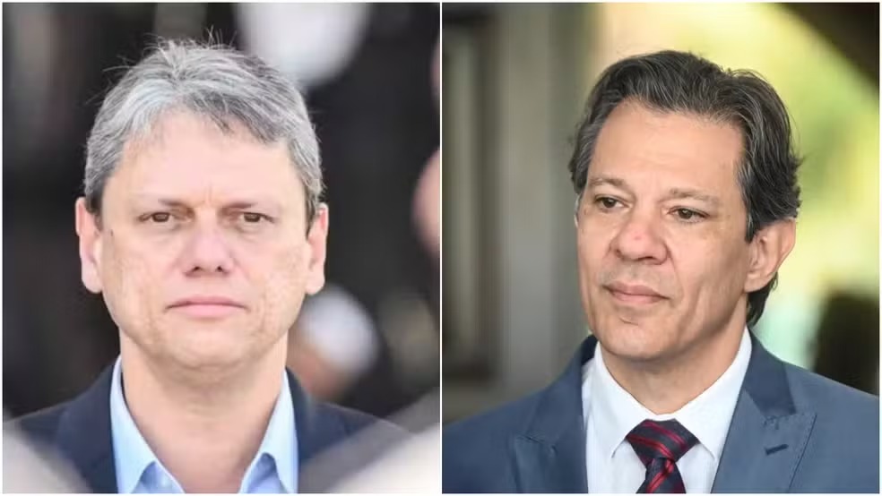 Datafolha: Tarcísio lidera com 46% dos votos para governo de SP, contra 30% de Haddad no 1º turno