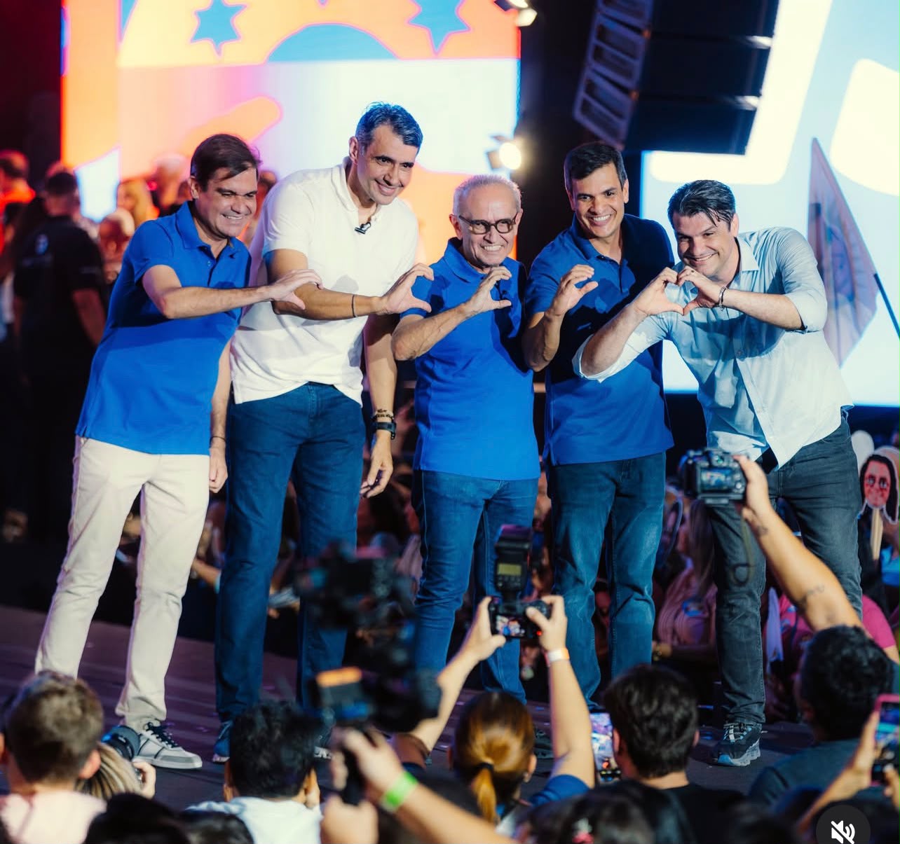 Cícero Lucena confirma chapa ao Governo da Paraíba com Diogo Cunha Lima na vice durante convenção em João Pessoa