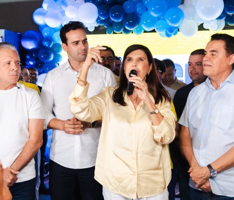 Horas após escolha, Lígia faz 1ª aparição em evento ao lado de Lucas e cita Viviane