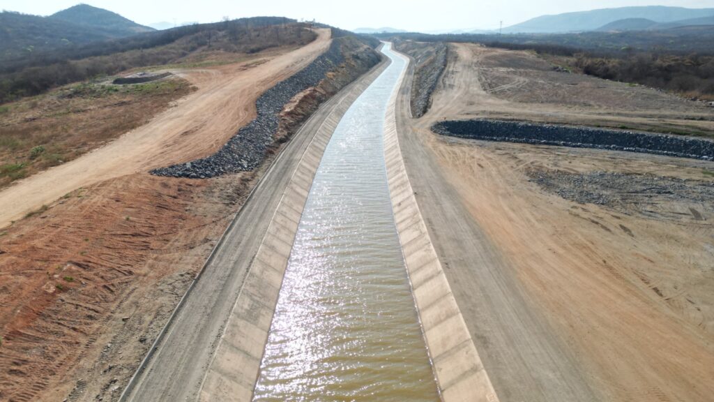 Águas do São Francisco já percorrem o Rio Grande do Norte e reforçam segurança hídrica no Alto Oeste