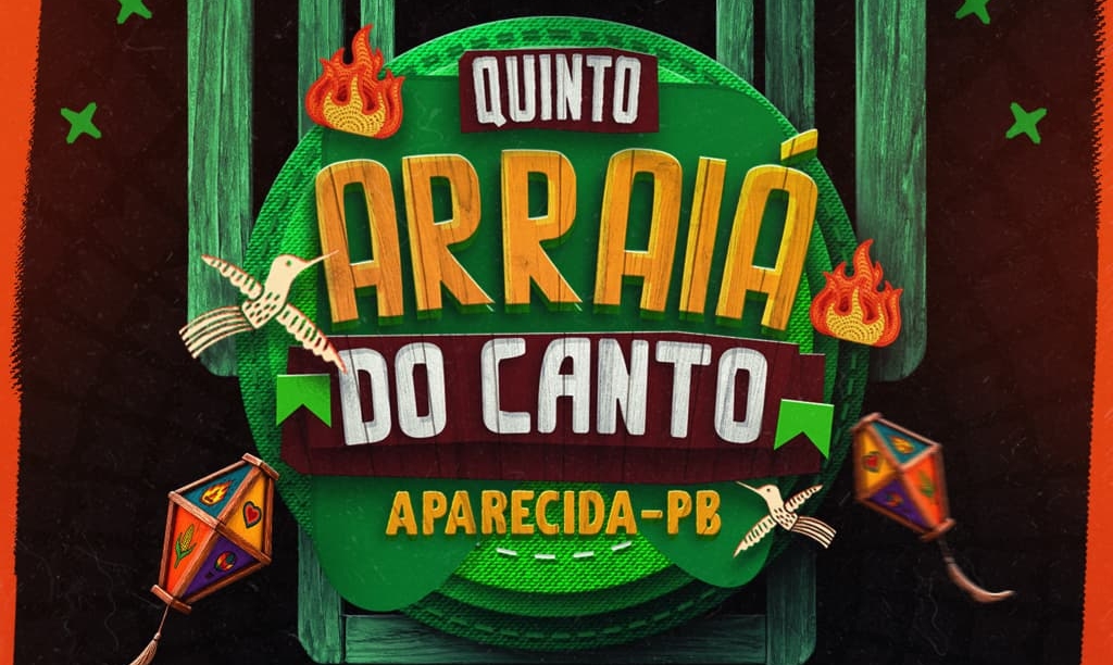 5º Arraiá do Canto terá Bonde do Brasil, Colo de Menina e Forró Pegado em Aparecida