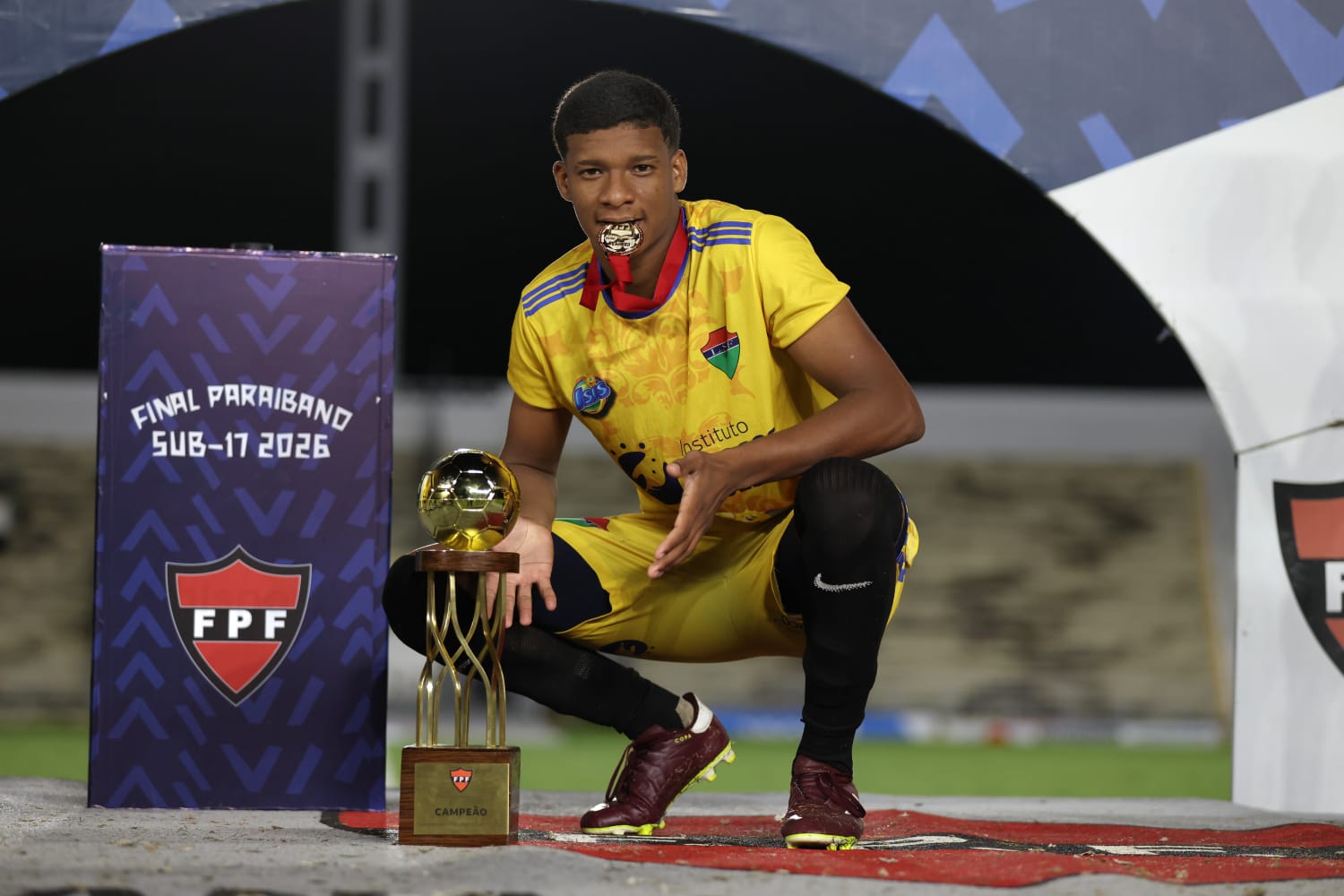 De Bernardino Batista para o Brasil: Garoto de 16 anos é campeão Paraibano e vai disputar a copa do Brasil
