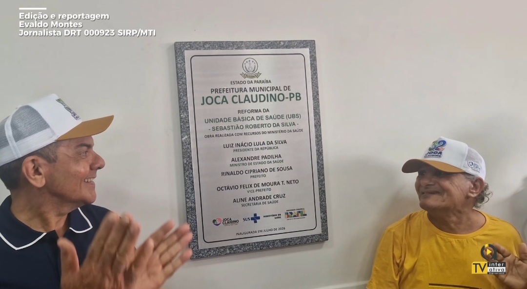 Rinaldo Cipriano entrega UBS, passagem molhada e anuncia pavimentação na maratona de 32 anos de Joca Claudino