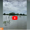 Imagens mostram propriedades de São Gonçalo sendo inundadas pelas águas de Boqueirão de Piranhas