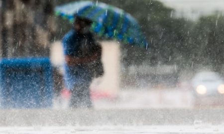 Chuva no Plano Piloto em Brasília